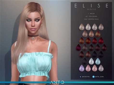 Elise Hair Sims 4 Mod Download Free