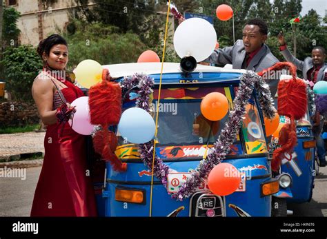 Wedding Celebration In Aksum Ethiopia The Bridal Party Travels The