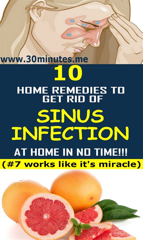sinus infection treatment 10 home remedies
