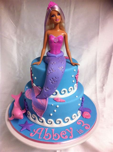 Barbie Birthday Cake For Girls Barbie Birthday Cake Mermaid Birthday