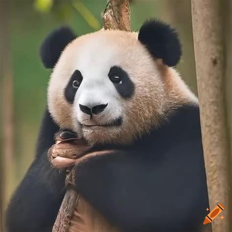 Asian Male Dressed As A Panda On Craiyon