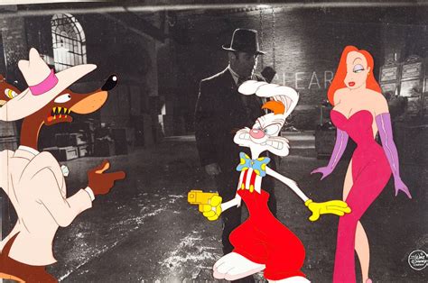 Animation Production Cel For Who Framed Roger Rabbit Roger My Xxx Hot Girl