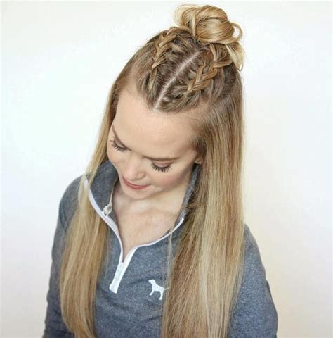 79 Popular How To Do A Half Up Half Down Bun Hairstyles Inspiration