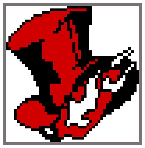 Phantom Thieves Logo Pixel Art Maker