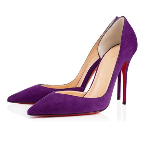 Amourplato Brand Womens High Heel Handmade Princess Pumps Purple Suede Leather Customized Shoes