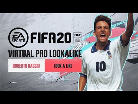 Here's an attacking tutorial with tips and tricks to improve your gameplay in fut 20. FIFA 20 | ROBERTO BAGGIO - VIRTUAL PRO LOOKALIKE - YouTube