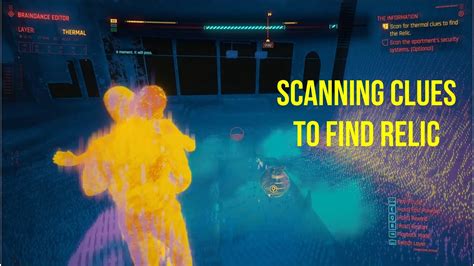 Cyberpunk 2077 Scan For Thermal Clues To Find The Relic The