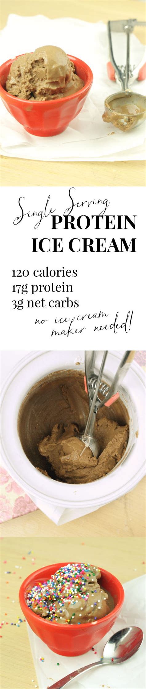 She shares simple recipes and guides for keto and low carb diets. Protein Ice Cream | Recipe | Protein ice cream, Low carb ice cream, Low carb ice cream recipe