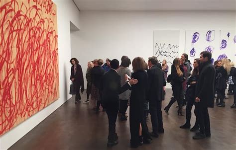 Cy Twomblys Monumental Festive Canvases Inaugurate Gagosians Massive