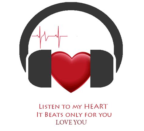Listen To My Heart Free I Love You Ecards Greeting Cards 123 Greetings