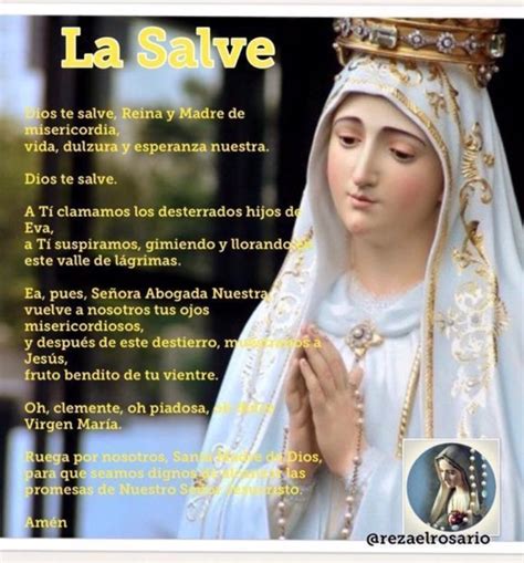 Pin De Norma Torres En Virgen María Dios Te Salve Oraciones