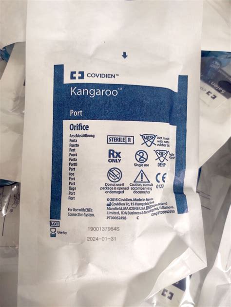 Pn Kangaroo Port Orifice For Use With Enfit Connection System E1