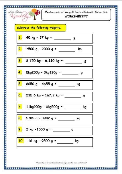 Grade 3 Maths Worksheets Measurement Of Length Addition Measuring 3rd
