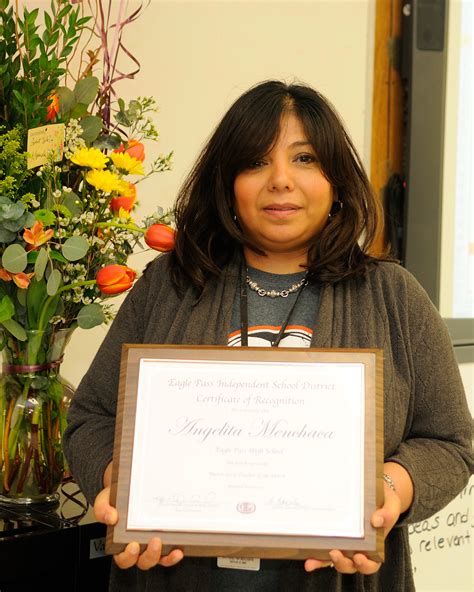 Eagle Pass ISD - iVision: EPISD Teacher of the Month - Angelita Menchaca