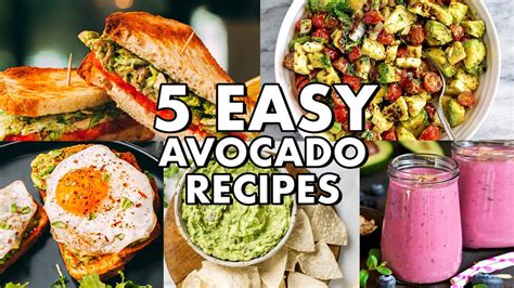5 Easy Avocado Recipes Quick And Tasty Youtube