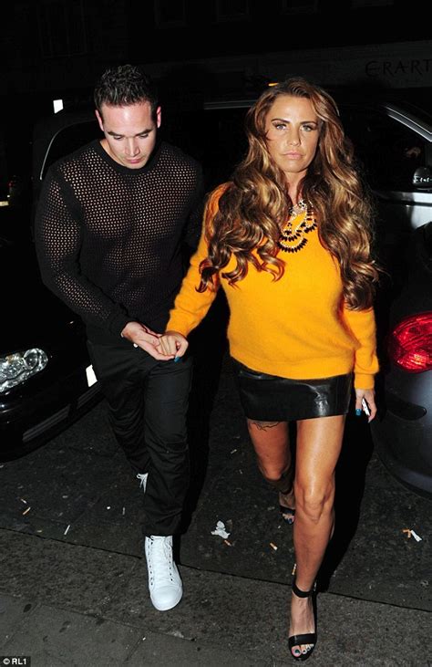 Katie Price Gives It Some Urban Chic Wearing The Leather Jogger Trend Kanye West Claims To Have