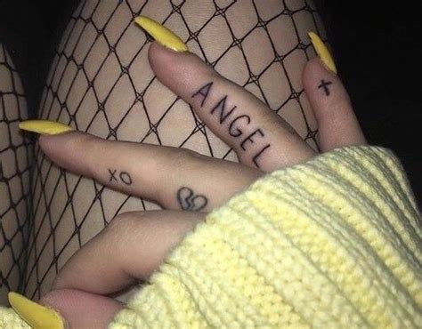 Girl Tattoos Small Baddie Fishnettights Tattoos Aesthetic Tattoo Finger Tattoos
