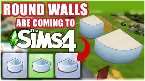 Curved Walls Are Coming To The Sims 4 Base Game Curved Walls