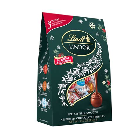 Lindt Lindor Holiday Assortment Chocolate Truffles Shop Candy At H E B