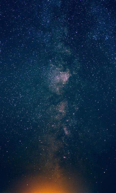 Download Wallpaper 1280x2120 Night Sky Stars Milky Way Iphone 6