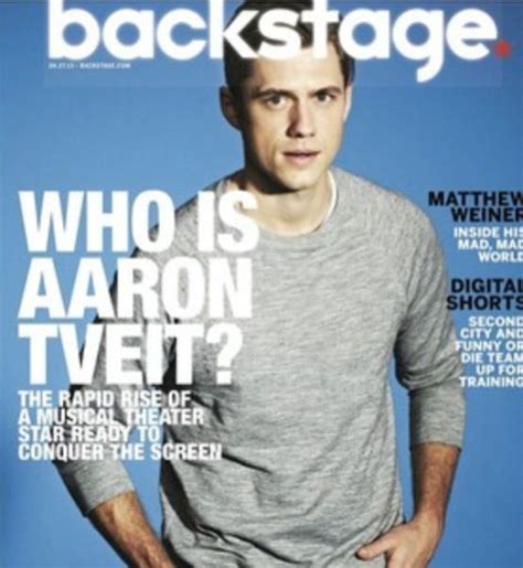 Answer The Most Amazing Man On This Planet Thats Who Aaron Tveit Is