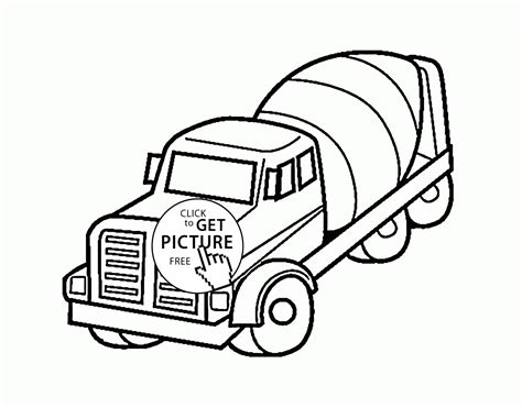 You might also be interested in coloring pages from trucks, construction vehicles categories. Cement Mixer Coloring Pages