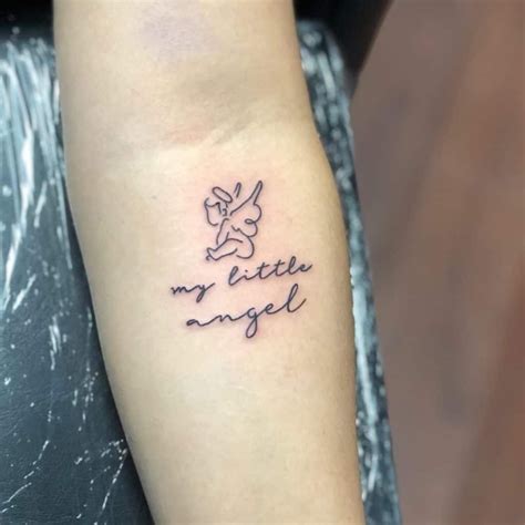 Best Angel Tattoos With Words Designs 2 Tattoos For Baby Boy Baby Name