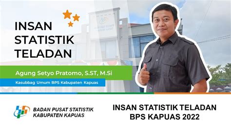 Insan Statistik Teladan Bps Kabupaten Kapuas Youtube