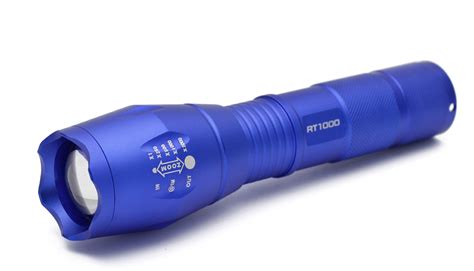 Misc Blue Tactical Flashlight 1000 Lumens Sharp Things Okc