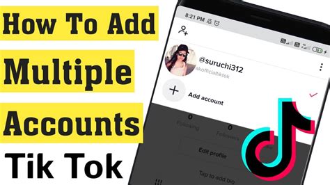 How To Add Multiple Accounts In Tiktok 2020 Create Multiple Accounts
