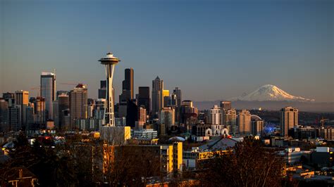 Seattle Skyline Background