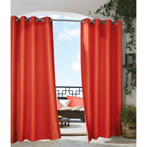 Commonwealth Outdoor Decor Gazebo Grommet Curtain Panel