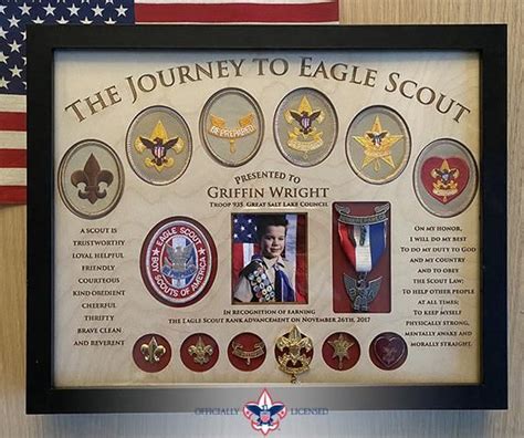 Journey To Eagle Plaque 11x14 Wood Plaque Eagle Scout Etsy In 2021