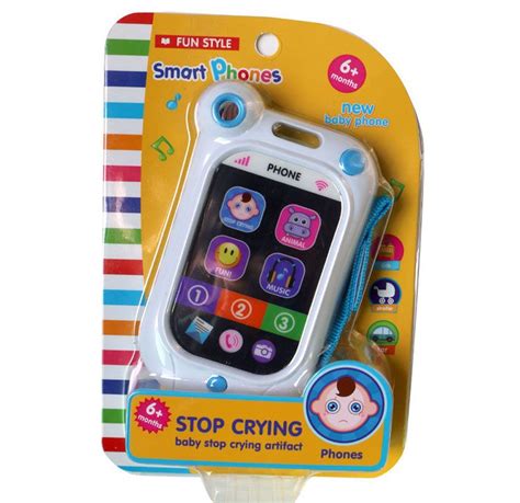 Children Simulate Touch Screen Mobile Phone Stop Crying Smart Toy Phone