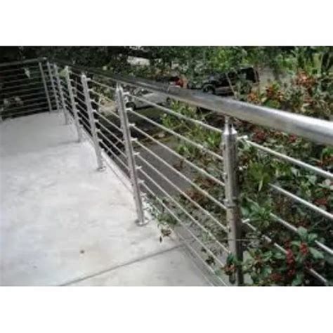 Stainless Steel Exterior Railing For Home Mounting Type Floor At Rs