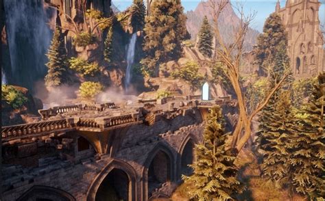 Elven Ruins Trespasser Dragon Age Wiki In 2023 Fantasy Landscape