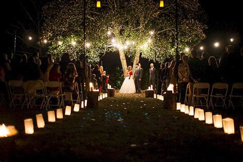 25 Outdoor Night Wedding Ceremony For Romantic Wedding Night Wedding
