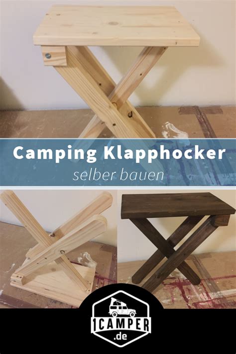 Erstellen sie eine benachrichtigung und teilen sie ihre favoriten! Camping Klapphocker selber bauen | Klapphocker, Hocker ...