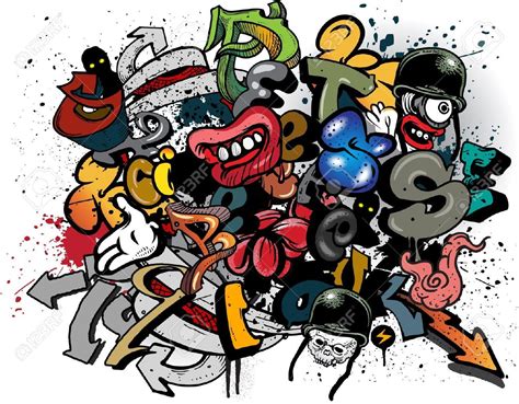 Graffiti Dibujos Animados Imágenes De Archivo Vectores Graffiti