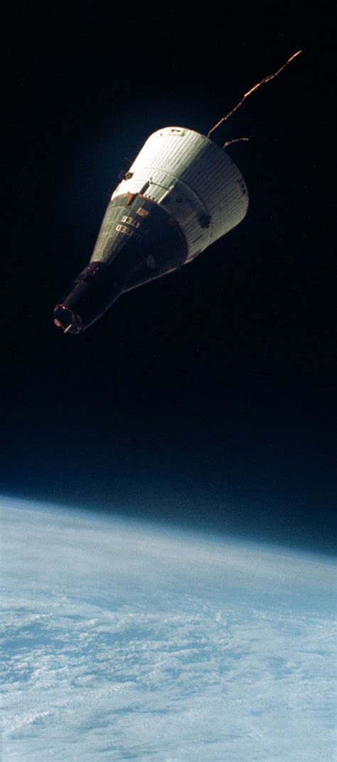 December 15 1965 — The Gemini 7 Spacecraft Seen From The Hatch Window