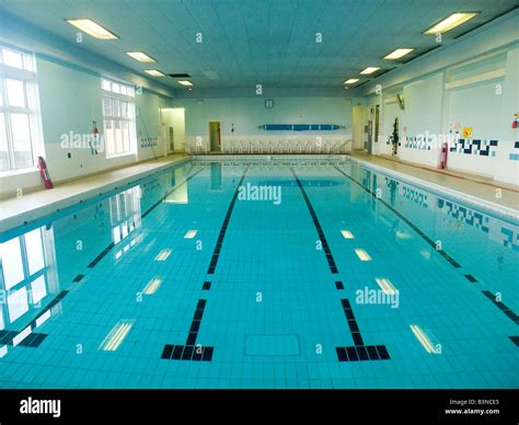 A Public Swimming Pool At A Local Council Run Leisure Centre England