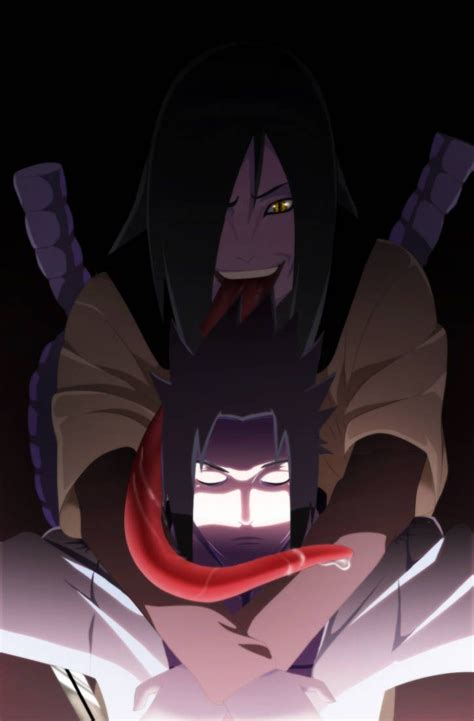 Sasuke And Orochimaru By Hoenhaimm On Deviantart Anime Anime Dragon