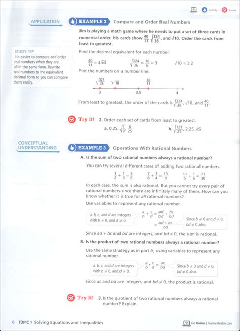 Envision Algebra 1 Textbook Answers Pdf