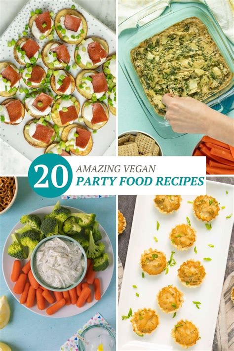 20 Easy Vegan Party Food Ideas Finger Foods Dips And Desserts