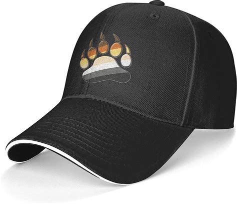Gay Bear Pride Paw Baseball Cap Adjustable Casquette Hat Outdoor Dad
