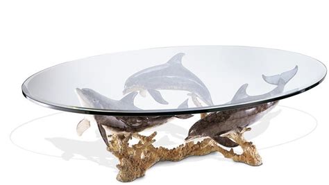 Dolphin Reef Coffee Table Wyland Dolphins Dolphin Decor