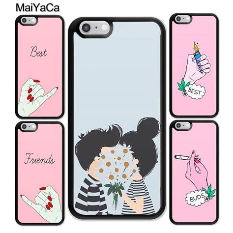 Maiyaca Best Friends Bff Girl Love Best Buds Soft Tpu Skin Phone Case