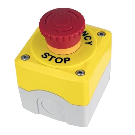 Emergency Stop Button Box Under Control Instruments Ltd