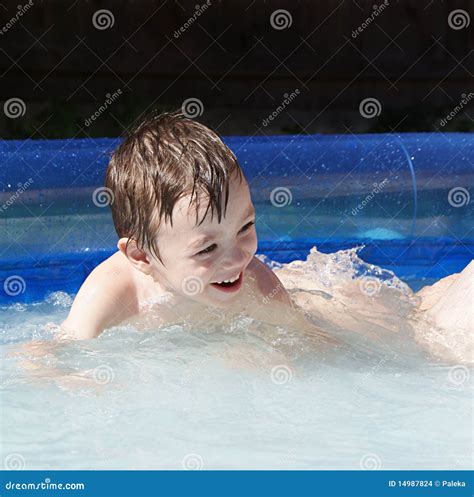 Boy In Swimming Pool Stock Images Image 14987824