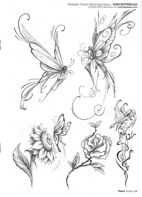 Flowers And Butterflies Tattoo Fairy Tattoo Designs Tattoos For Women